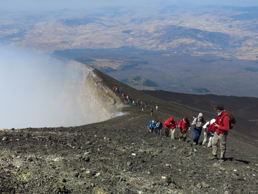 Mount Etna: Summit Crater Trek with Cable Car - Barbagallo Craters and the volcanic-sand descent