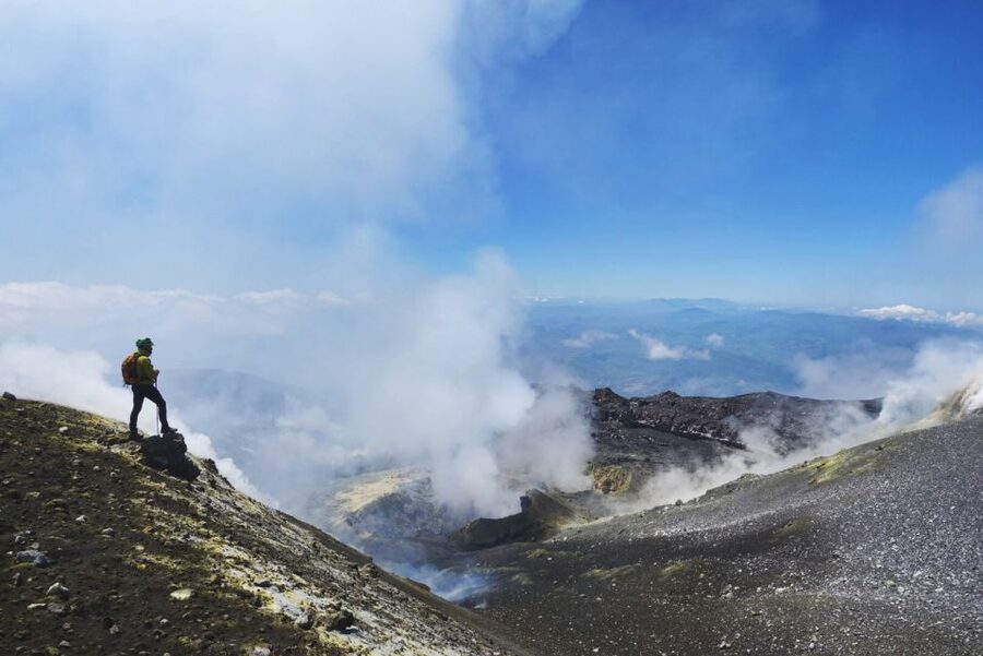 Mount Etna: Summit Crater Trek with Cable Car - The Valle del Bove viewpoint
