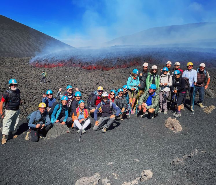 Mount Etna: Summit Crater Trek with Cable Car - Lava tunnels, lava flows, and route changes