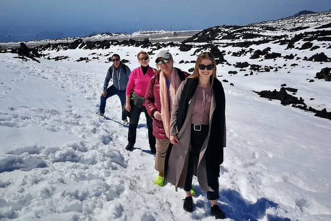 Mt. Etna and Taormina village full day tour from Catania - Walking on Mount Etna’s lower volcanic paths