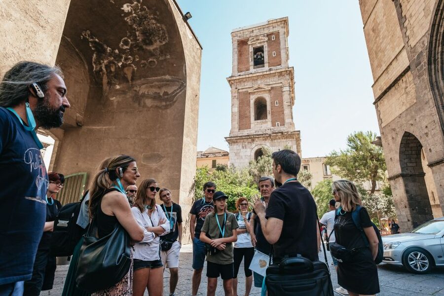 Naples: Downtown Tour with Veiled Christ & St Clare Tickets - Following Spaccanapoli through the old center