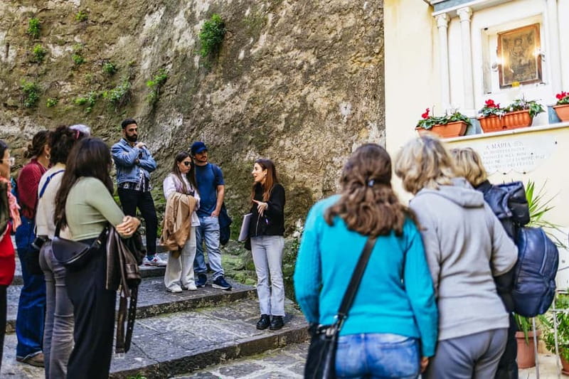 Naples: Panoramic Walking Tour with Funicular - The Petraio stairs and the downhill route