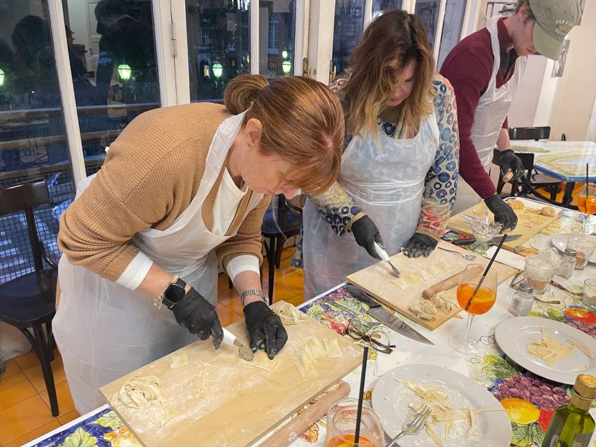 Naples: Pasta Cooking Class with Tiramisù and a Drink - The Neapolitan sauces and the meal you eat afterward