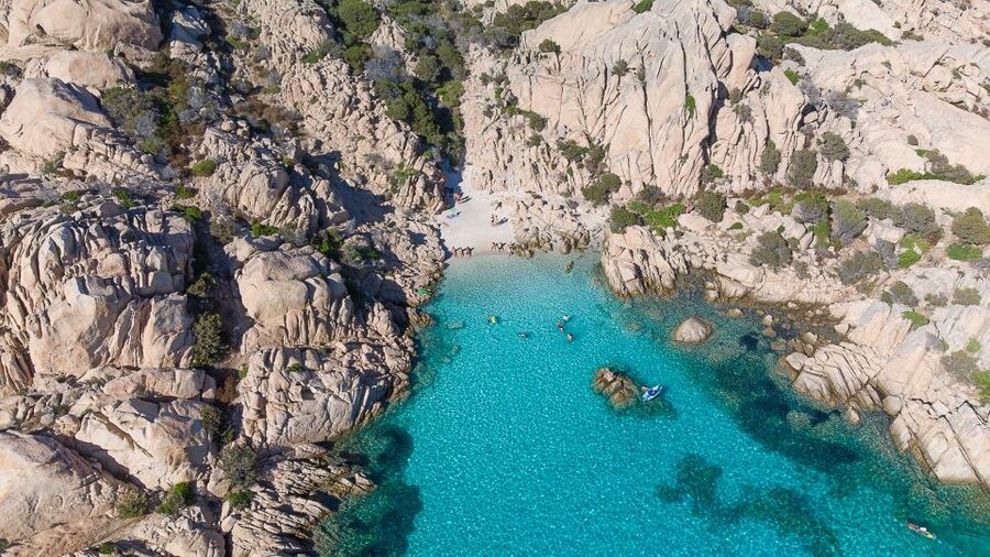 Palau: La Maddalena Archipelago and Caprera Island Boat Tour - The audio guide keeps the boat quieter