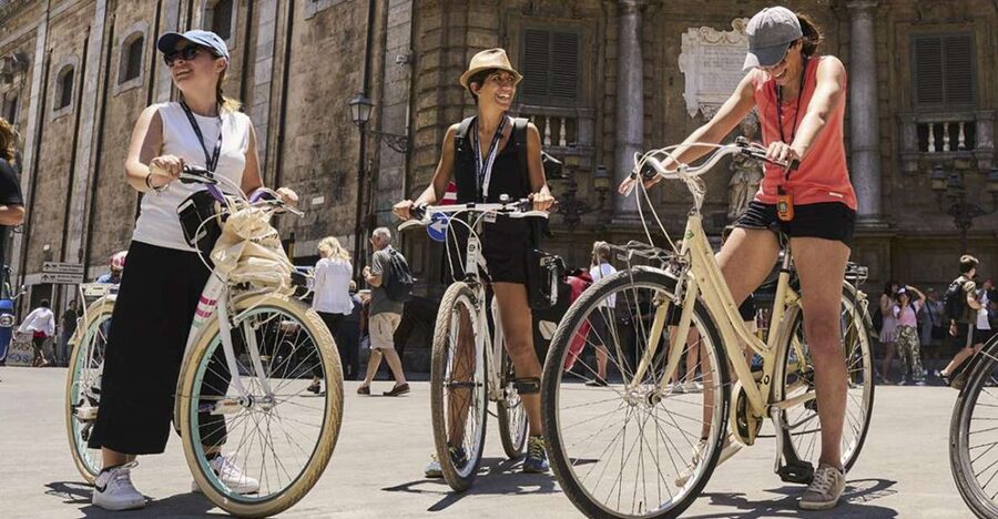 Palermo: Guided Bike Tour with Street Food Tasting - Starting near Palermo’s central sights