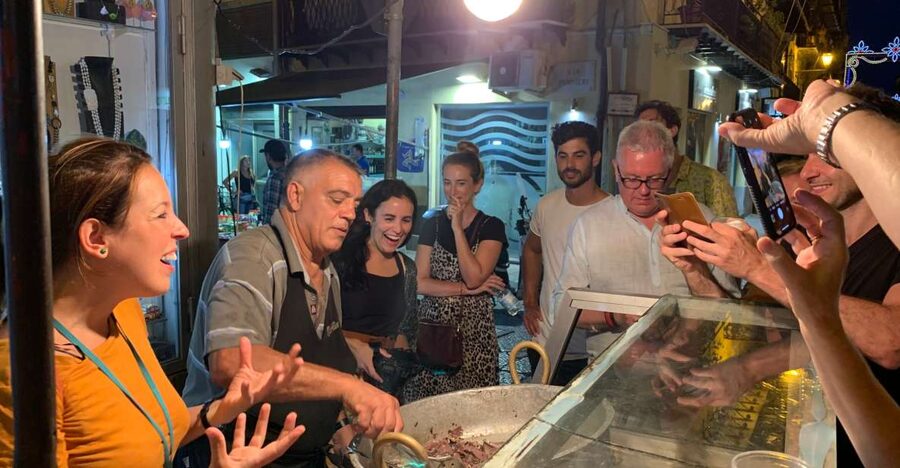 Palermo: Small Group Night Street Food Tour - Walking Toward Palermo’s Old Port