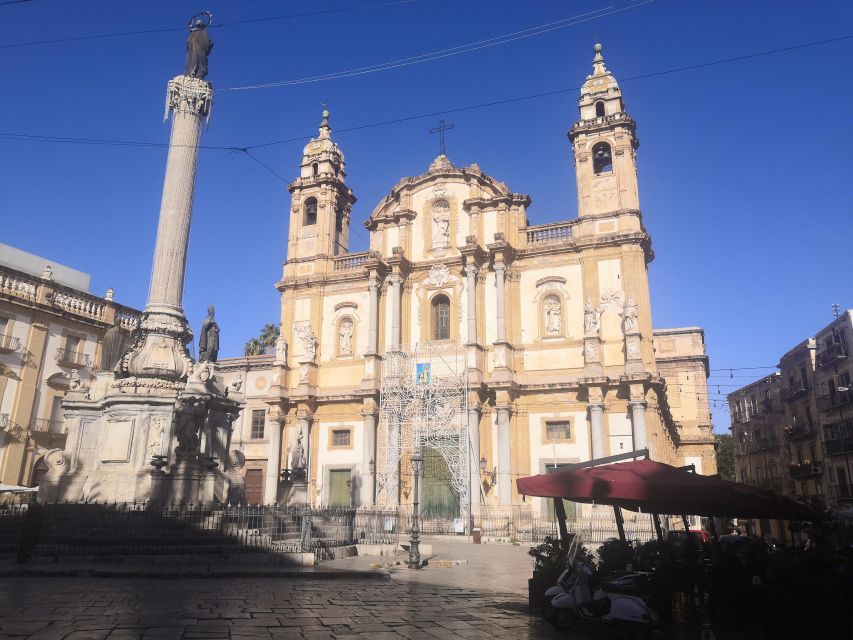 Palermo: Street Food Walking Tour at Sunset - Quattro Canti and the political story of Palermo