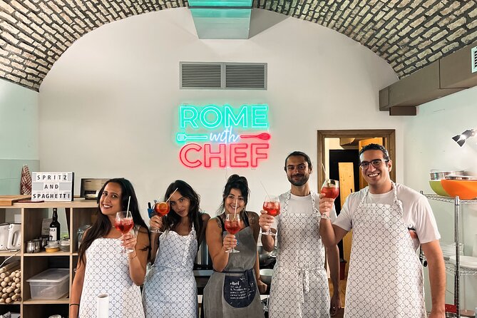 Pasta Cooking Class Near the Colosseum with 3 Spritz Cocktails - A lively teaching style, not a formal culinary school