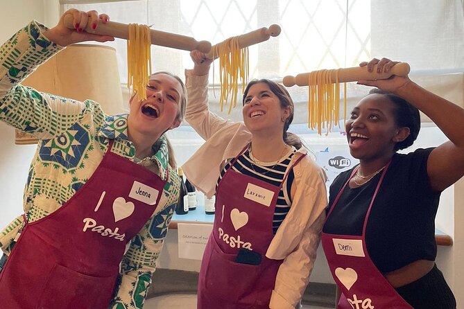 Pastamania - Florence Pasta Making Class - Sitting down to eat your own work