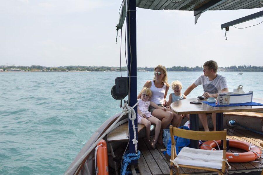 Peschiera: Half-Day Lake Garda Cruise with Lunch - The Swim Stop in Open Water