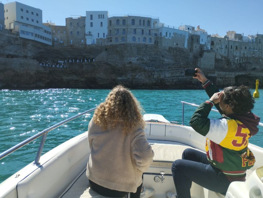 Polignano a Mare: Speedboat Cruise to Caves with Aperitif - The swim stop and the Italian aperitif