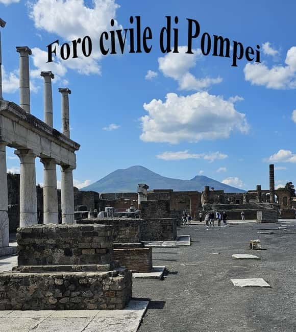 Pompeii: Tour with Archaeologist Guide & Skip-the-Line Entry - The Forum: Pompeii’s civic center