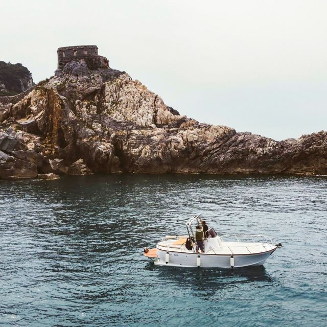 Portovenere: Isola Palmaria, Tino, and Tinetto Boat Tour - Tino and the lighthouse view