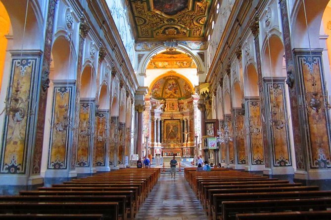Positano, Amalfi & Ravello Group Tour with Optional Boat Ride - Amalfi: cathedral, sea air, and the optional boat ride