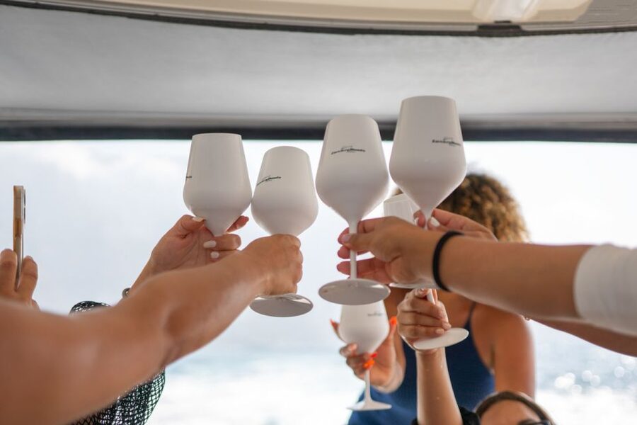 Positano: Shared Sunset Cruise - Praiano and the coast toward the fjord