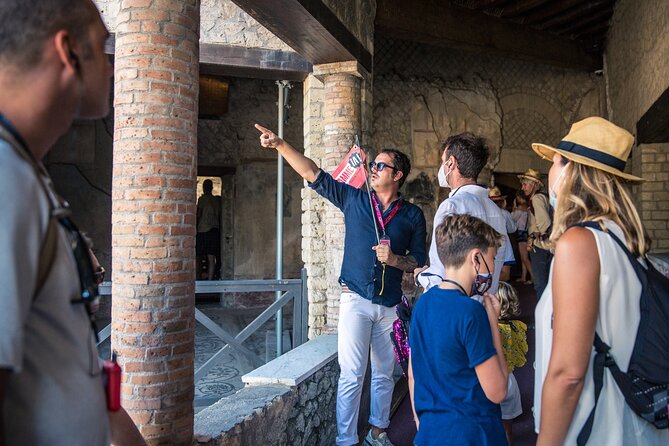 Priority Access Pompeii & Mt. Vesuvius Full day from Sorrento - Markets, baths, and everyday Roman life