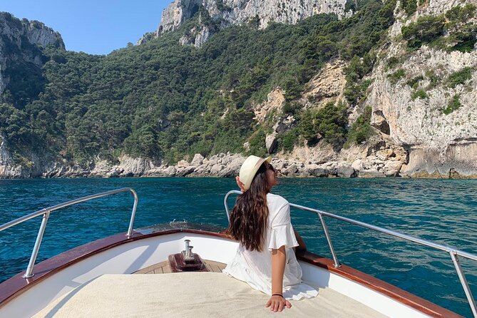 Private Boat Tour of Capri - Green Grotto, White Cave, and Arco Naturale