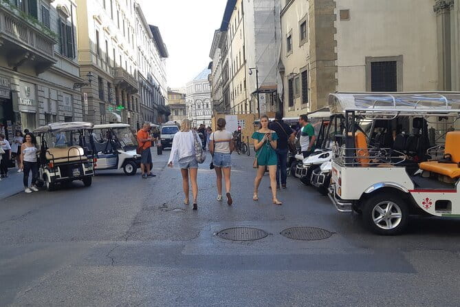 Private Florence Tour by Golf Cart ETukTuk with Audio Guide - Audio guide, drivers, and the language question