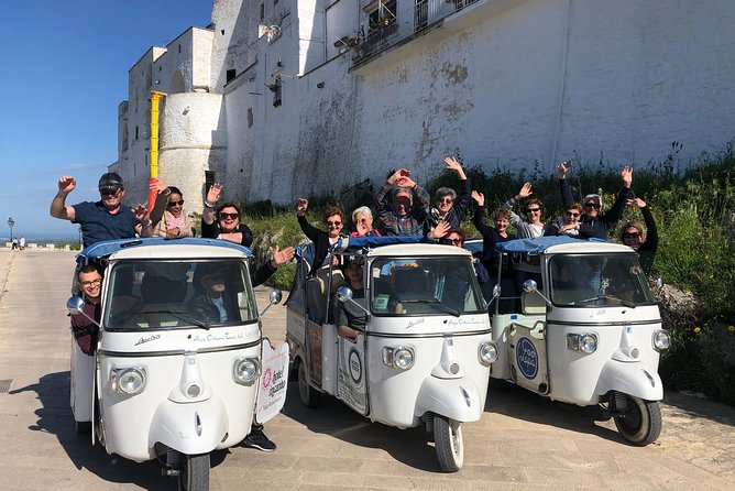 Private Tour of the Medieval Village of Ostuni by Tuk Tuk - The best part: narrow streets and steep turns