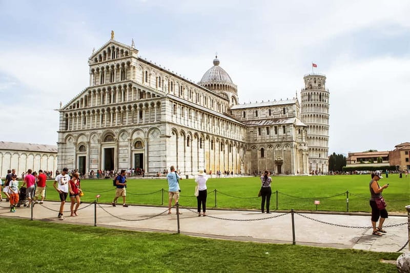 Reserved Entrance to Leaning Tower of Pisa & Cathedral - The climb up 297 worn marble steps