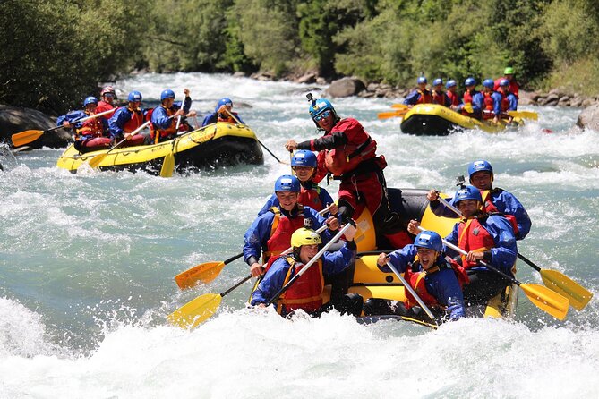 River Rafting for Families - Getting suited up for the Noce River