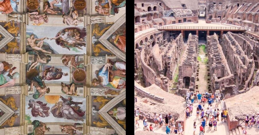 Rome: 1 Day Vatican & Colosseum Tour - The break between the two tours