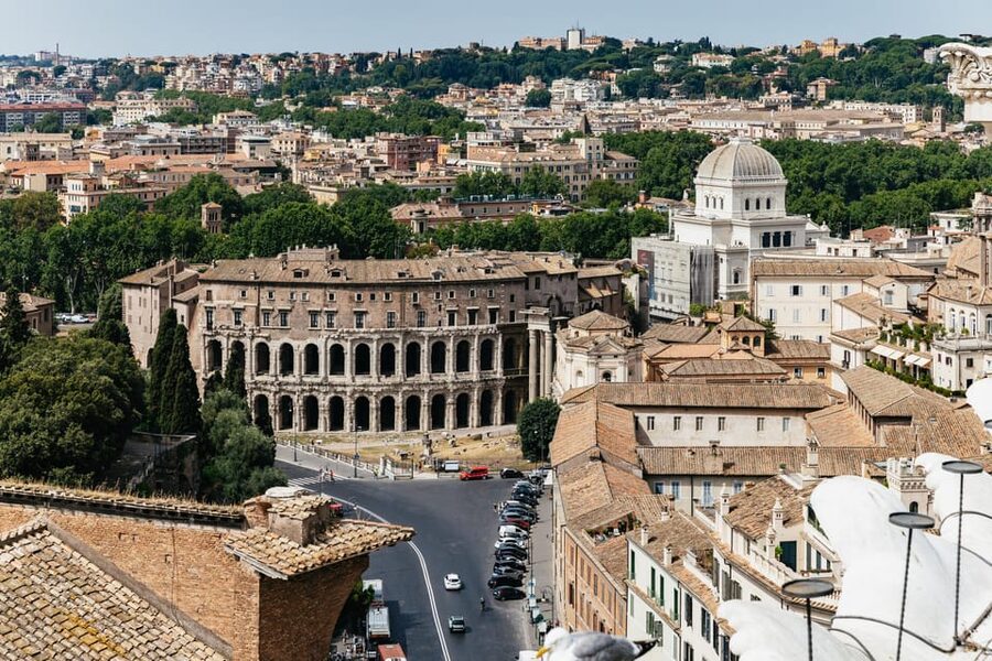 Rome: Altar of the Fatherland Elevator and Museum Tickets - The Vittoriano rooftop gives you Rome in one wide sweep