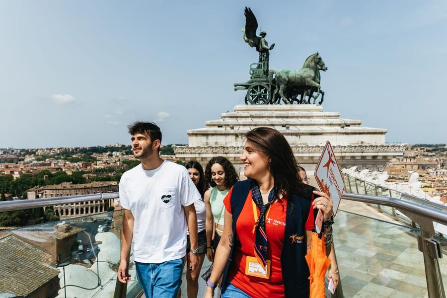 Rome: Altar of the Fatherland Elevator and Museum Tickets - Redeeming your ticket at Piazza d’Aracoeli
