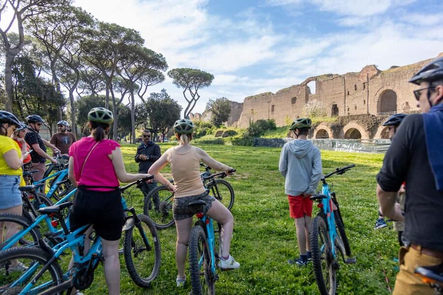 Rome:Appian Way E-bike Tour with Catacombs, Aqueducts & Food - The Aqueducts Park and Rome’s open countryside