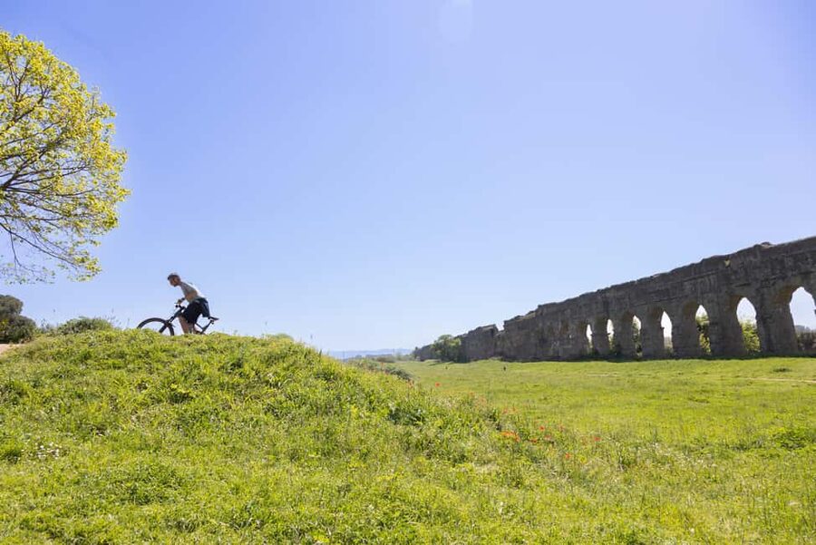 Rome:Appian Way E-bike Tour with Catacombs, Aqueducts & Food - The Catacombs of San Callixtus