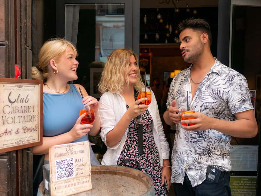 Rome: Bar Crawl with Local Guide & Drinks - Key points before you book
