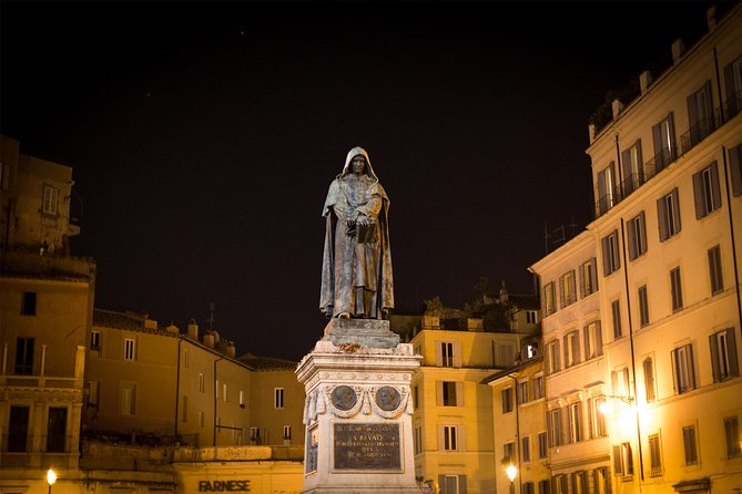 Rome by Night Walking Tour - Legends & Criminal Stories - Campo de’ Fiori and the darker side of public Rome