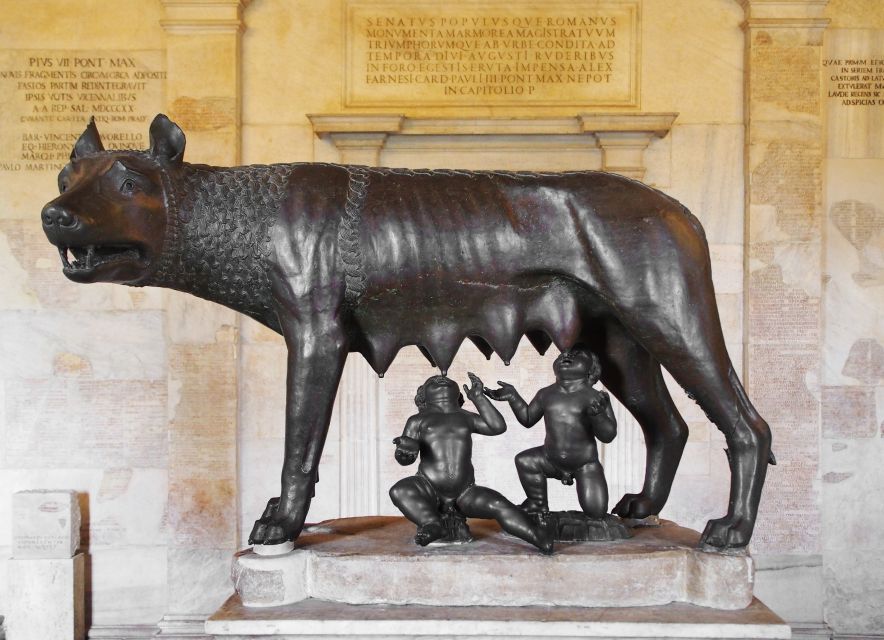 Rome: Capitoline Museums Experience with Multimedia Video - Seeing the Capitoline Wolf and Rome’s founding story