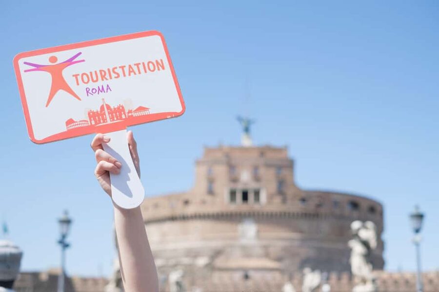 Rome: Castel Sant'Angelo Skip-the-Line Ticket - Meeting the orange umbrella near the entrance