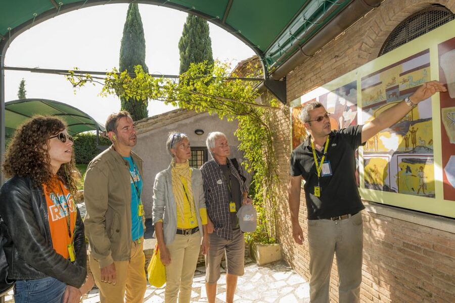 Rome: Catacomb of St. Callixtus and Appian Way Guided Tour - Walking the Appian Way