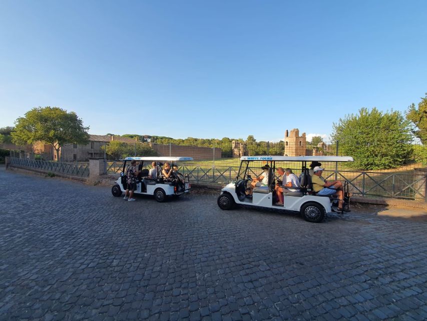 Rome: Catacombs and Appian Way Golf Cart Small-Group Tour - Why the golf cart makes sense in ancient Rome