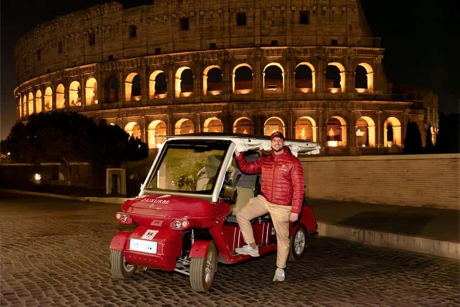 Rome: City Golf Cart at Night Tour - Piazza di Spagna and the Trevi Fountain