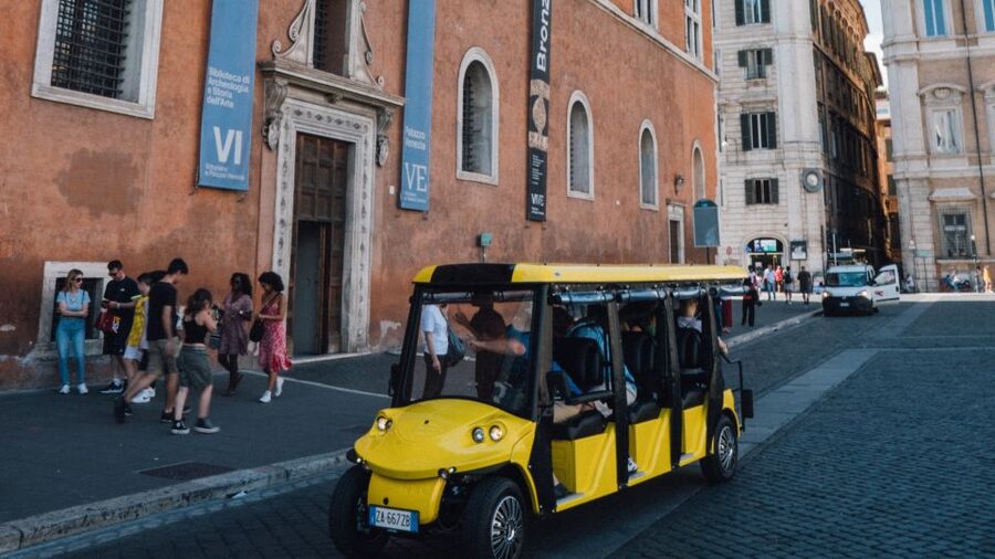 Rome: City Highlights Golf Cart Tour with Local Guide - The Colosseum from the outside