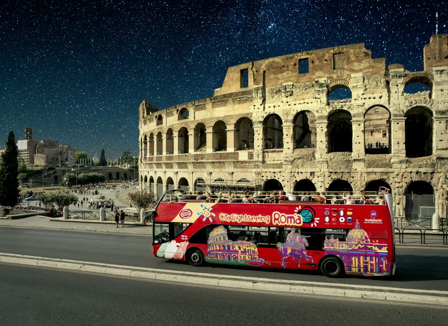 Rome: City Highlights Open-Top Bus Night Tour - Piazza Navona and the Missing Trevi Question