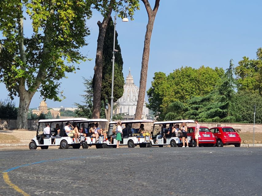 Rome: City Tour by Golf Cart with Gelato - Gelato, water, and comfort on the road