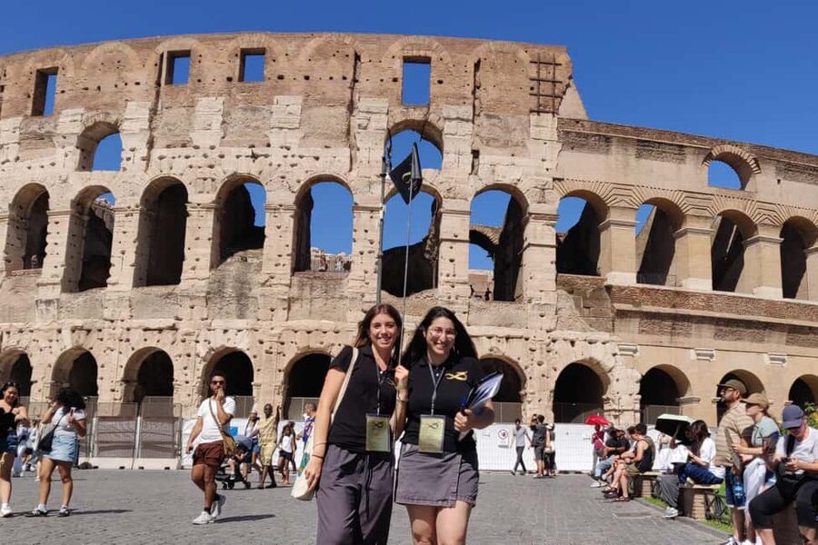 Rome: Colosseum Access and Self-Guided Virtual Reality Tour - Entering the Colosseum after the headset