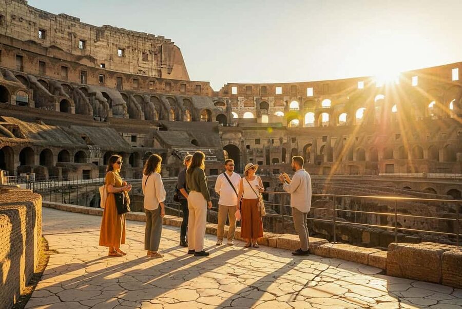 Rome: Colosseum Arena Twilight Tour & Imperial Forum Visit - Finishing at Trajan’s Column