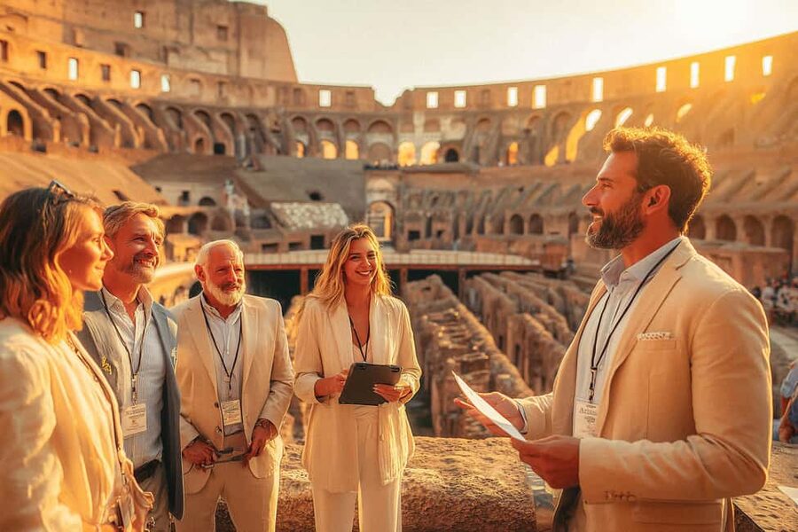 Rome: Colosseum Arena Twilight Tour & Imperial Forum Visit - Meeting at Via della Polveriera 8