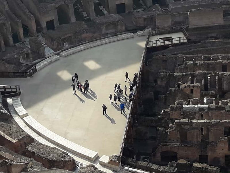 Rome: Colosseum Gladiator's Arena and Roman Forum Tour - The Colosseum route, from the outer walls to the Arena