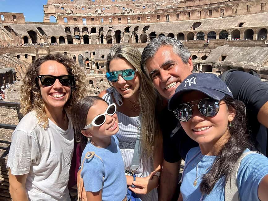 Rome: Colosseum, Roman Forum & Palatine Guided Tour - Colosseum: 40 minutes with the gladiators