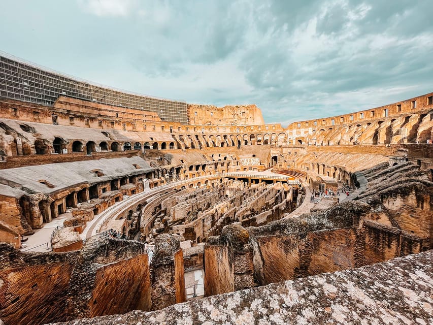 Rome: Colosseum Underground and Arena Tour - First and second tiers for the big picture