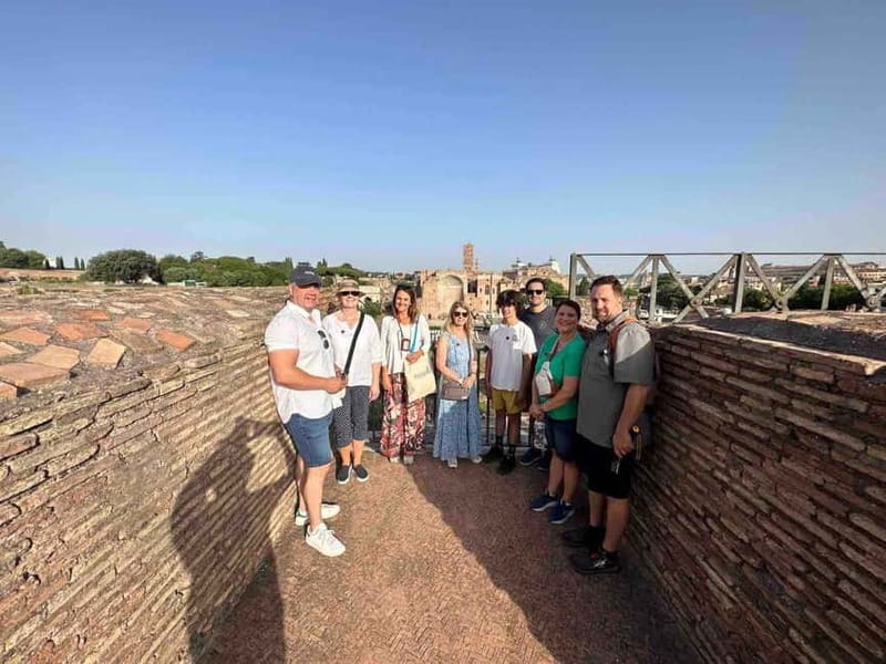 Rome: Colosseum VIP Top Floor 7 Pax Tour - Using your Forum and Palatine Hill access