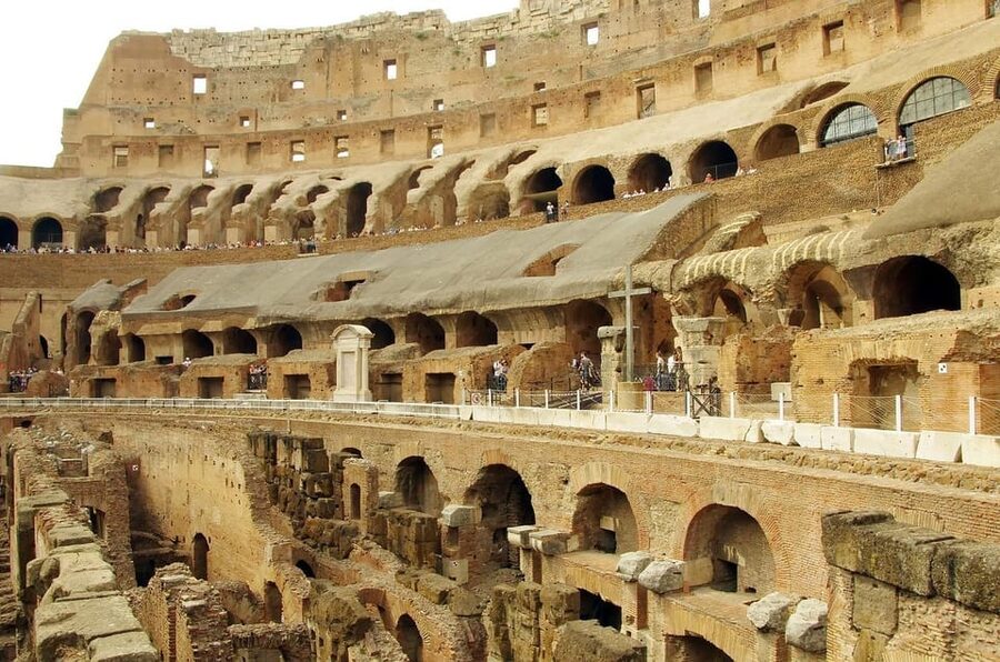 Rome: Colosseum with Access to Arena Floor and Ancient Rome - The Colosseum’s first level and seating tiers