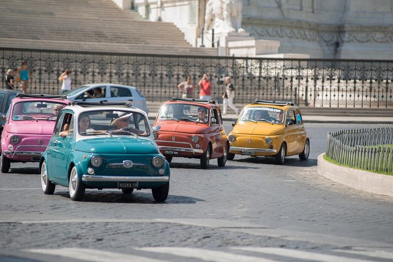Rome Driving Tour By Vintage Fiat 500 - Choosing between 1.5 and 3 hours