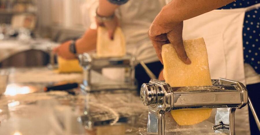 Rome: Fresh Pasta and Tiramisu Making Class with Fine Wine - The restaurant setting near the Vatican